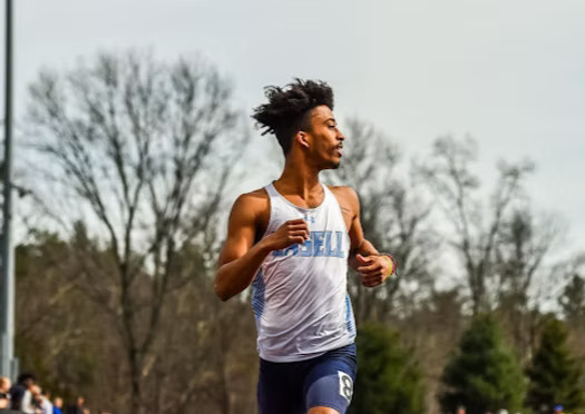 Junior psychology major Jordan Woodley is a captain of the track and field team.
