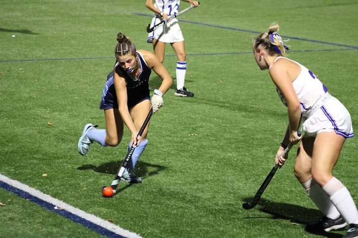 Mara Boldy in action at Grellier Field against Saint Joseph’s (Maine).