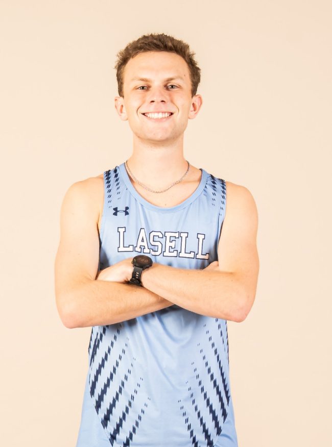 Ruch has made his mark on the team, resulting in a second place finish at the cross country GNAC championship, held in Northfield, VT. (Photo courtesy of Lasell Athletics)