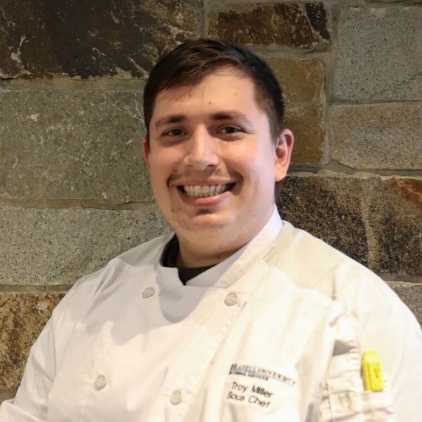 Sous Chef Troy Miller joined Lasell Dining Services in December 2025. (Photo courtesy of Troy Miller)