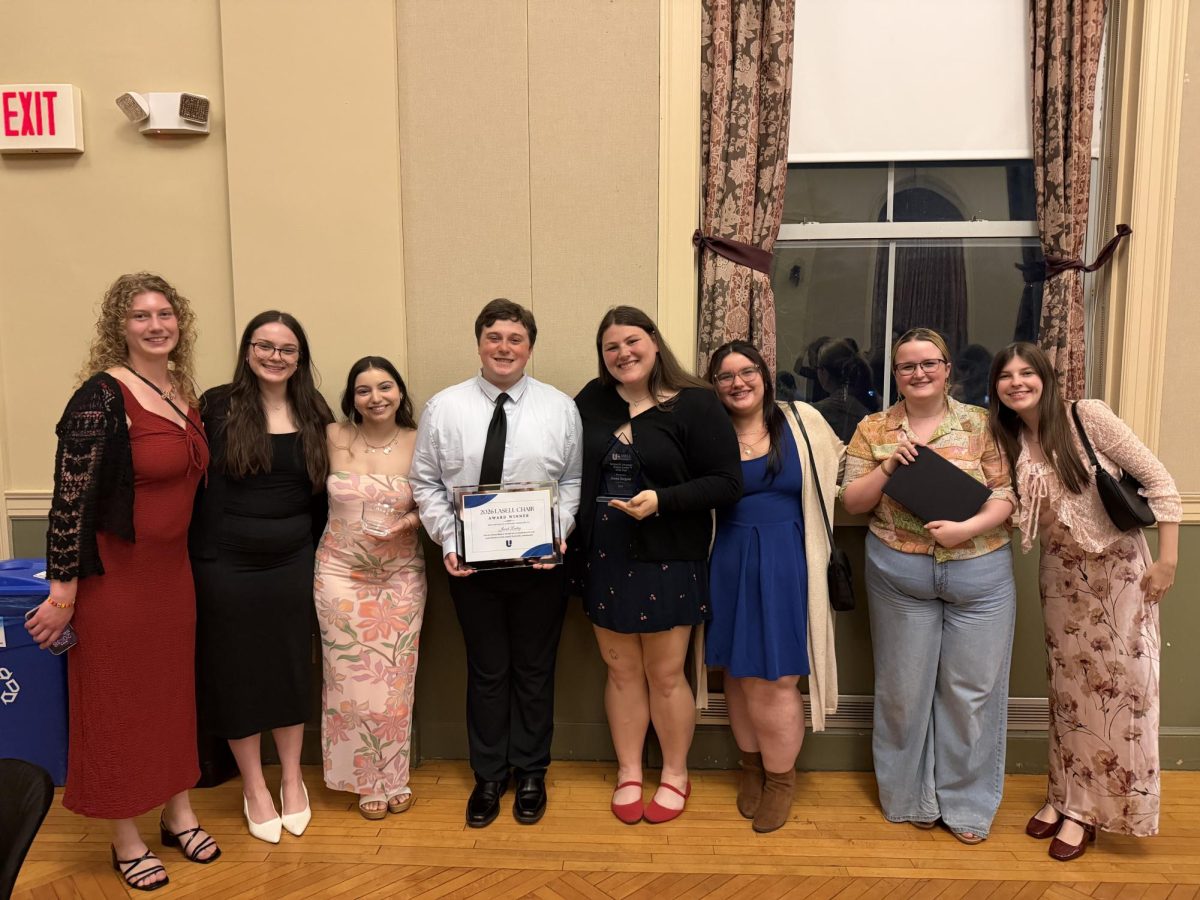 The Campus Activities Boards vice-presidents at the Student Leadership Awards Banquet on April 14, 2026.